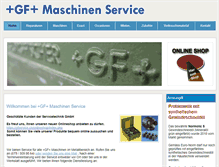 Tablet Screenshot of gfservice.ch